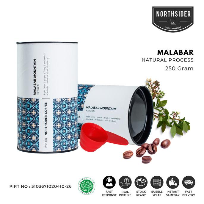 

BIJI KOPI ARABIKA JAVA MALABAR NATURAL - 250GR NORTHSIDER COFFEE -Diskon Besar