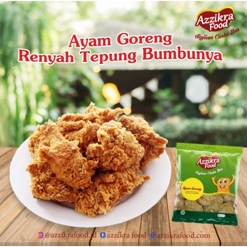 

AYAM GORENG AZZIKRA / 500GRAM / ISI 9-10