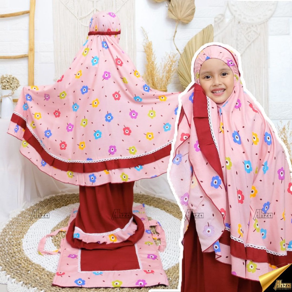 Mukena Anak/Mukena set sajadah Anak/Mukena sajadah/Mukena sajadah anak 1 - 10 tahun