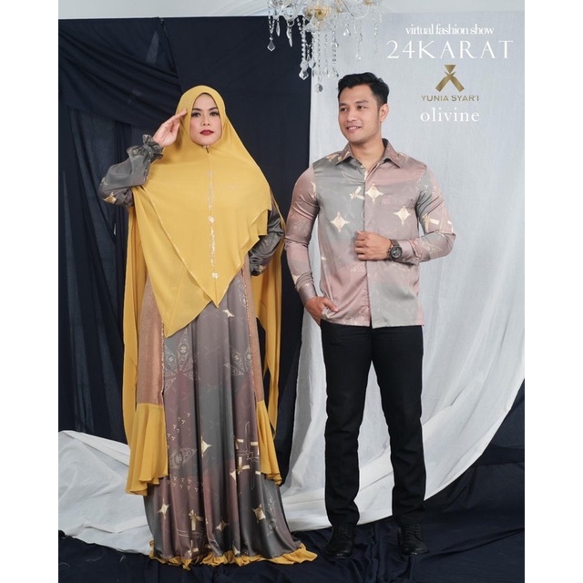 GAMIS SET OLIVINE by YUNIA SYARI