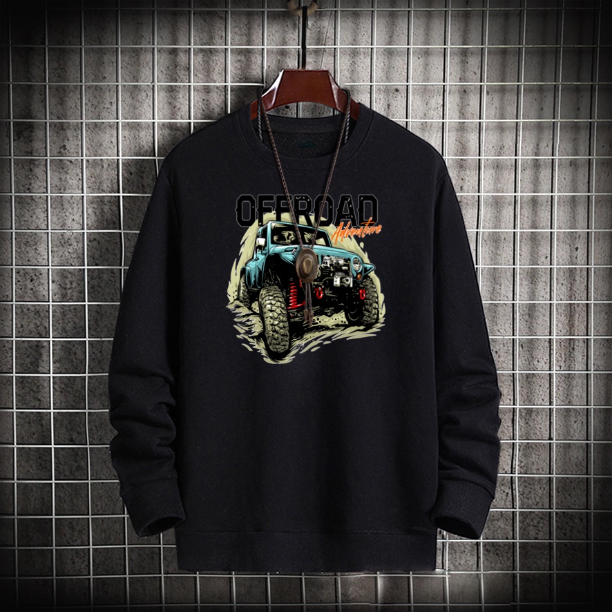 Sweater pria oblong OFFROAD sweter distro cowok murah