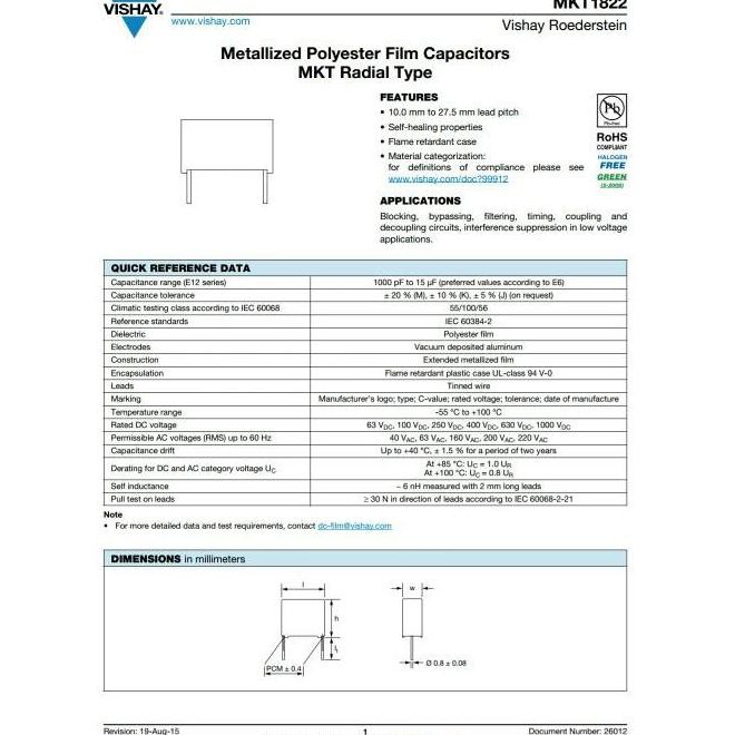 ERO MKT1822 2.2 uF/100V (2 pcs) JEJ00 Kualitas Baik