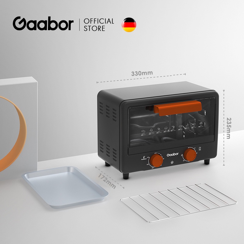 Gaabor Oven Listrik GT-M12A Kapasitas 12 Liter Elektrik Oven