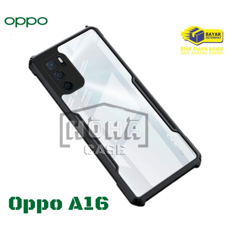 PROMO Case OPPO A16 Shockproof Casing Xundd Transparan Clear Pelindung HP