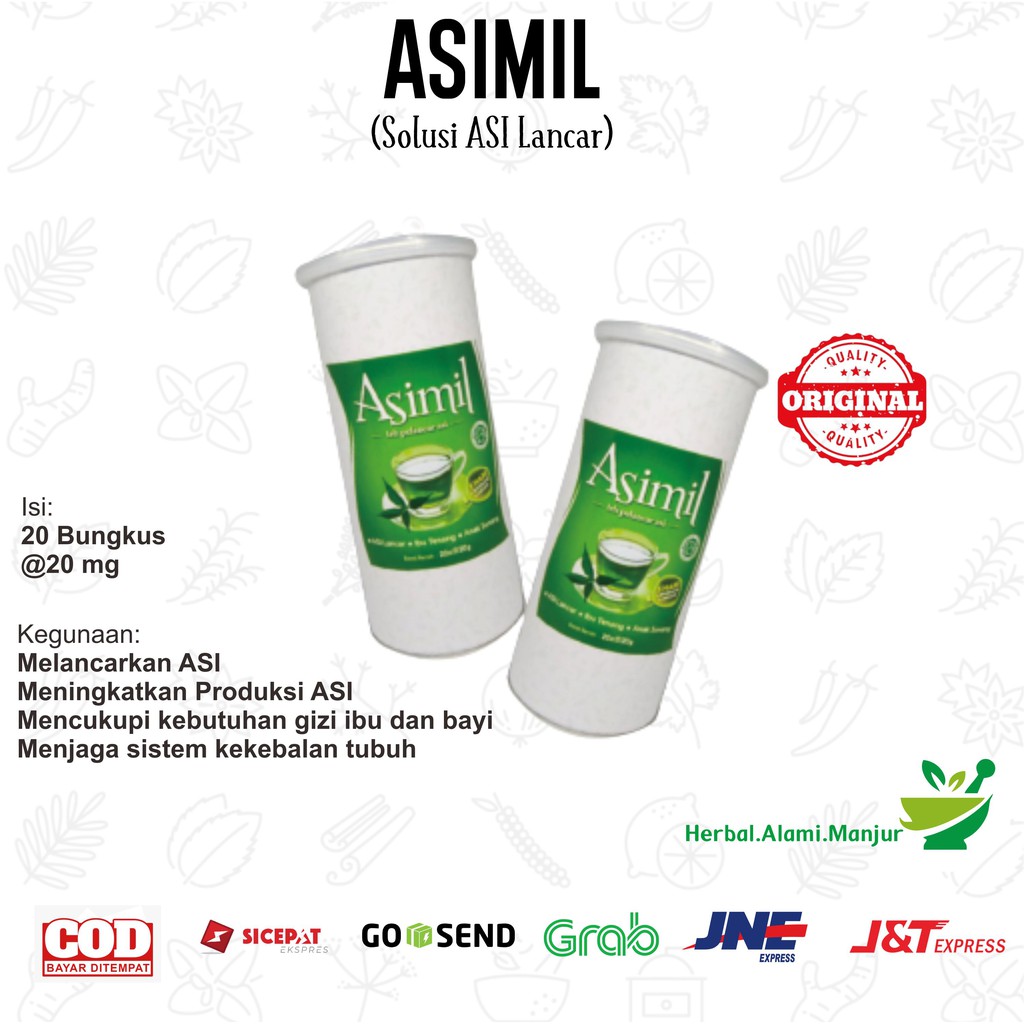 Teh Asimil Original Pelancar Asi Booster Alami Formulasi Lengkap Penuhi Kebutuhan Gizi Ibu Dan Bayi