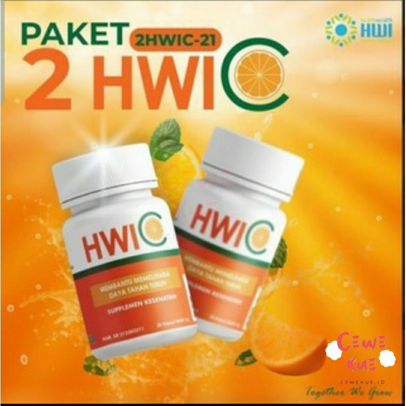 (CEWEKUE) HWI C (VITAMIN C) ORI 100%  READY Pureway HWI C vit c d e zinc d bioflavonoid rosehip(vita