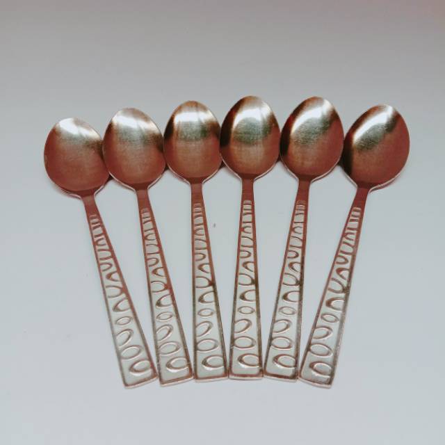 6 PCS SENDOK MAKAN STAINLESS TEBAL KOMODO