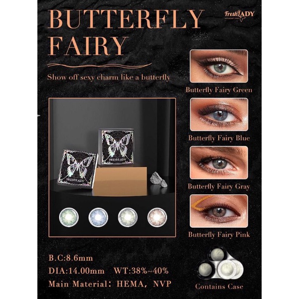 RCS✅ NEW~ Softlens import Softlens Korea kpop butterfly fairy FRESHLADY