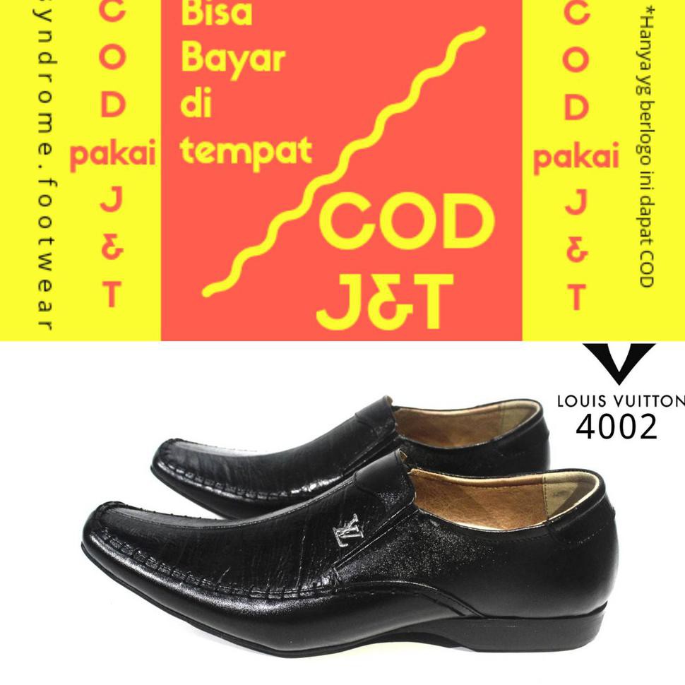 SEPATU PANTOFEL LV 4002 SEPATU PANTOPEL KULIT SEPATUKERJA FORMAL PRIA PANTOFEL KULIT SEPATU LV MURAH