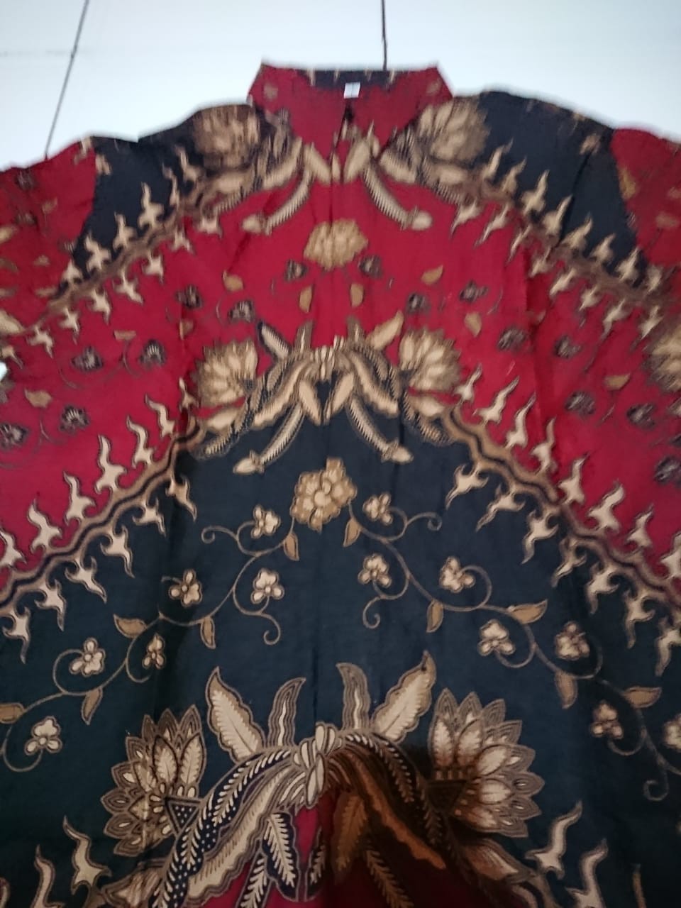 Batik Slimfit Modern Kemeja Batik Pria Formal Pegawai Guru Pns