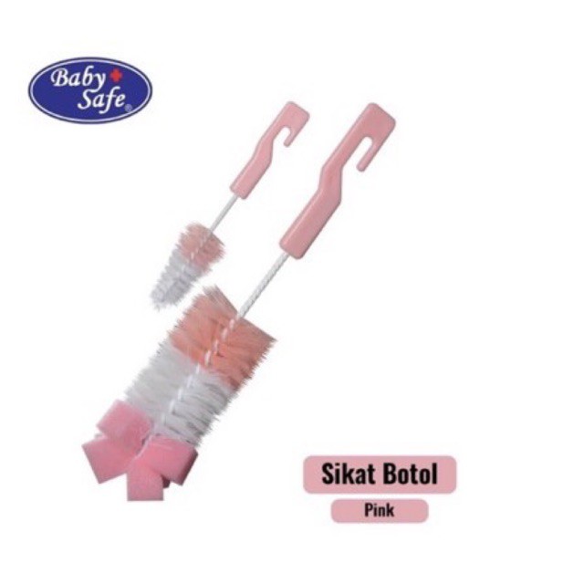Baby Safe Bottle Brush BD037 -  Sikat Botol Bayi Ujung Spons
