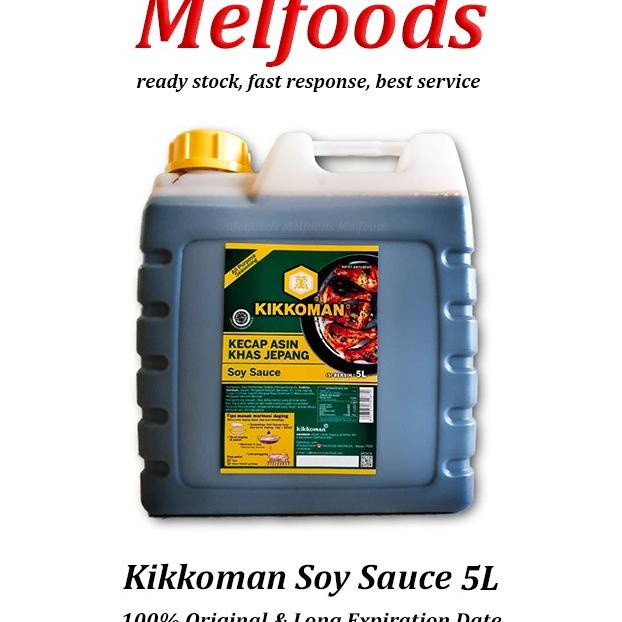 

Kikkoman All Purpose Soy Sauce Halal 5L Kecap Asin Khas Jepang