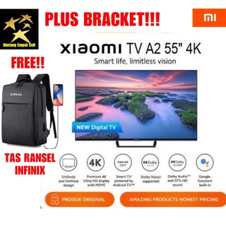 (EKSLUSIF SHOPEE) XIAOMI TV A2 55 INCH 43 INCH 32 INCH BEZEL LESS SUPPORT DIGITAL GARANSI RESMI ANDROID TV