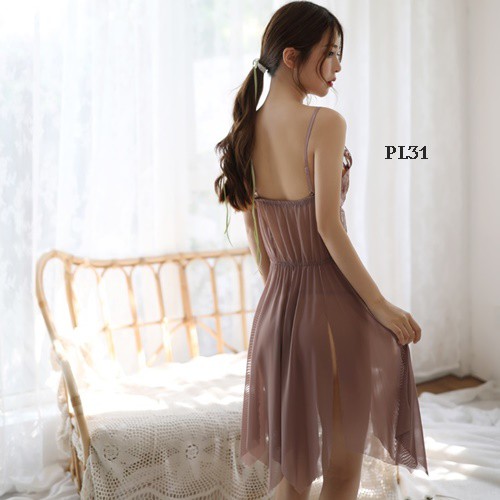 [TOKO TERPERCAYA] BAJU TIDUR WANITA NIGHTGOWN BAJU TIDUR SEKSI SEXY LINGERIE NUDE PL31