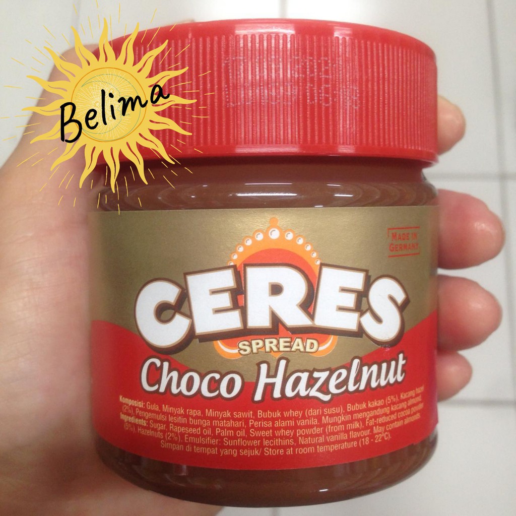 

Ceres Choco Spread Hazelnut (Selai Roti)