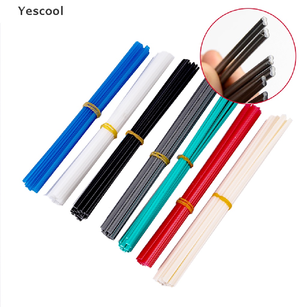 Yescool 20Pcs Plastic Welding Rods Welding Sticks 20cm Welder Gun Bumper Repair Supply .