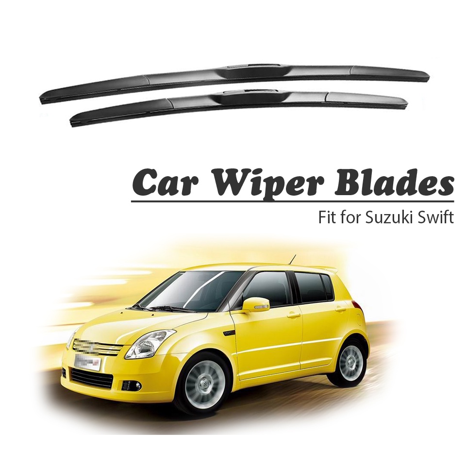 1 Set Karet Wiper Kaca Depan Mobil Untuk Suzuki Swift MK5 2017 2016-1995