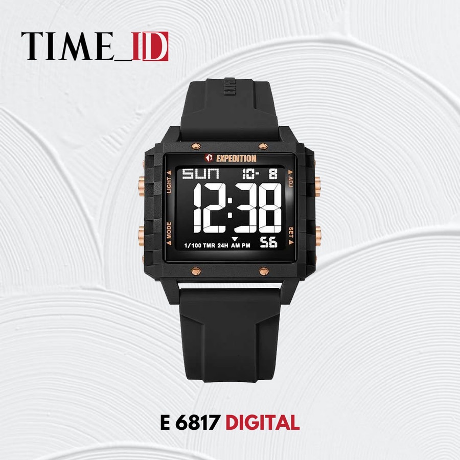 Jam Tangan Expedition E 6817 DIGITAL BLACK UNISEX