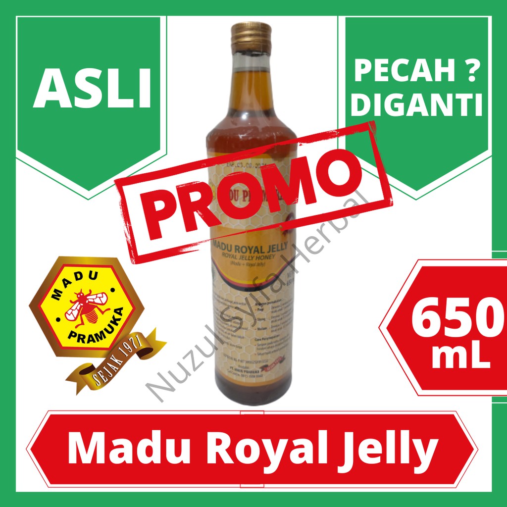 

MADU PRAMUKA ASLI Madu Royal Jelly Madu Pramuka Royal Jelly 650 ml