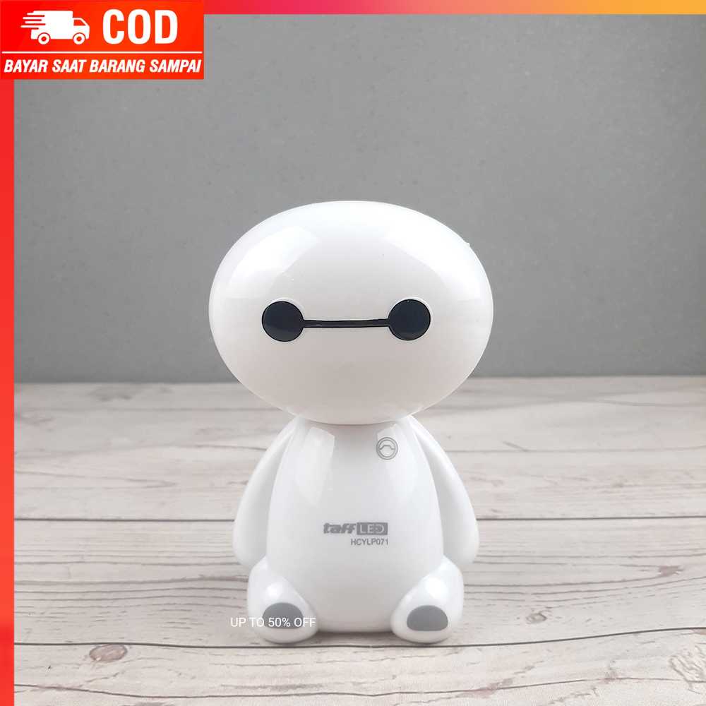 (100% BARANG ORI) Lampu LED Meja Kartun Baymax - HCYLP071