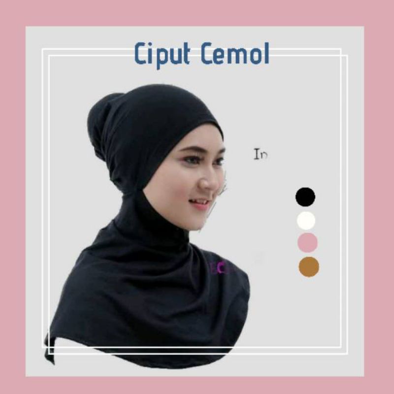 [Fashion Muslim] Inner CIPUT NINJA (DALEMAN HIJAB) premium | resleting | jersey | terlaris