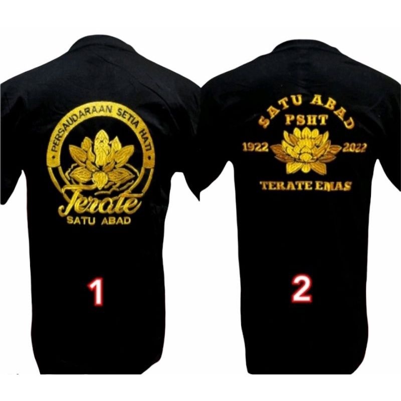 kaos psht bordir satu abad