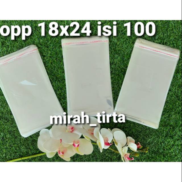 

Plastik opp 18 x 24 isi 100. Plastik kaca bening . Plastik souvenir. Plastik undangan