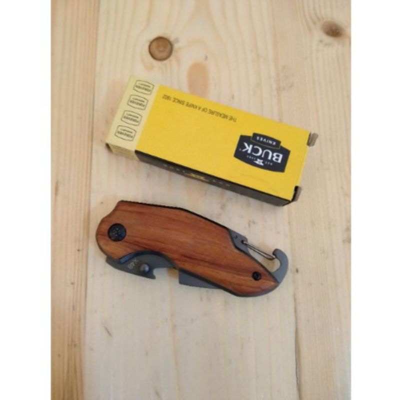 PISAU LIPAT BUCK X48 SURVIVAL KIT CAMPING GUNUNG BUSHCRAFT