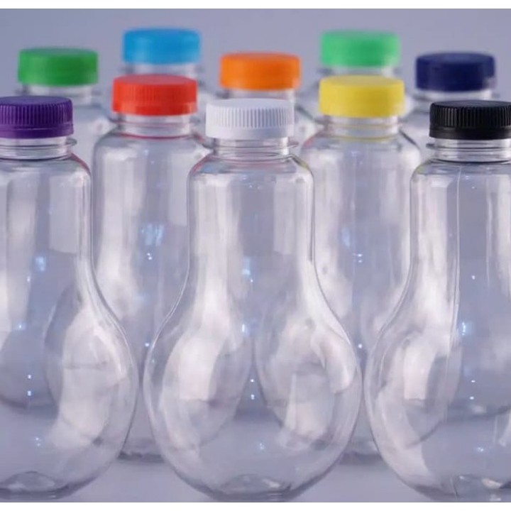 Botol Bohlam 320ml Botol unik 320ml Botol Plastik Botol Bohlam 320ml Botol unik 320ml Botol Plastik