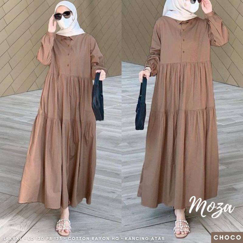 MOZA GAMIS MIDI TERBARU BY ZARRA