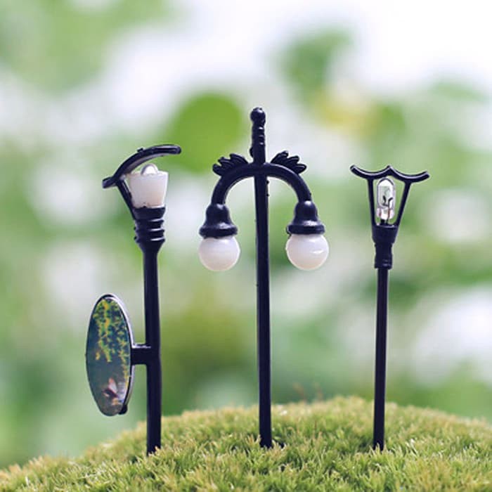 Miniatures - Terrariums - Fairy Garden - Lampu Taman 10 Model