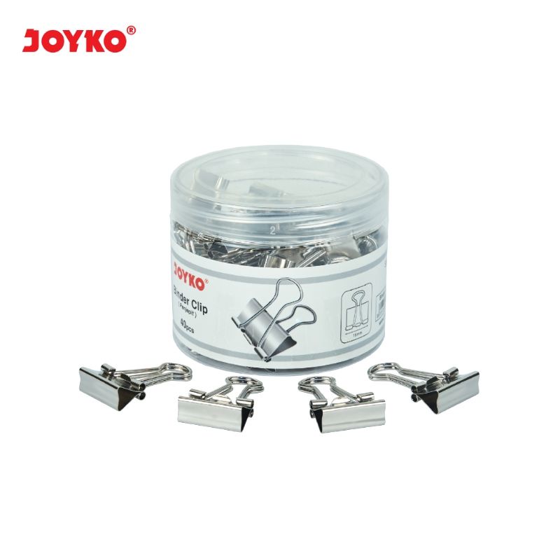 

Binder Clip Klip Penjepit Kertas Joyko 107SL 1 Drum 40 Pcs