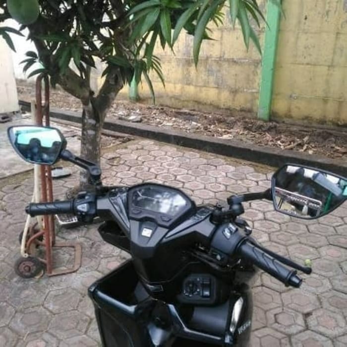 Spion Sepion Tomok Ducati Universal Semua Motor Spion Jumbo Tomok Ducati Hitam Variasi Motor