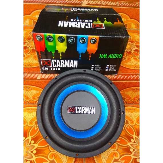 SUBWOOFER  10 inch CARMAN CM 1078 speaker carman 10 inch