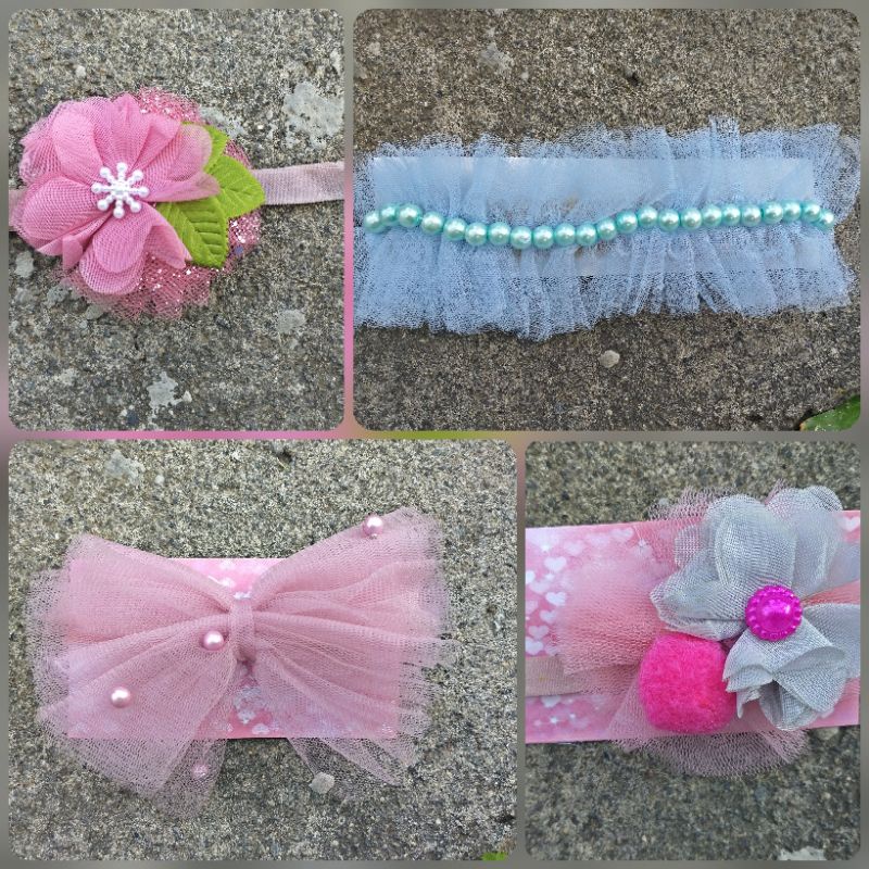 Bando bandana bayi /nylon US/karet foe/bandana karet elastis