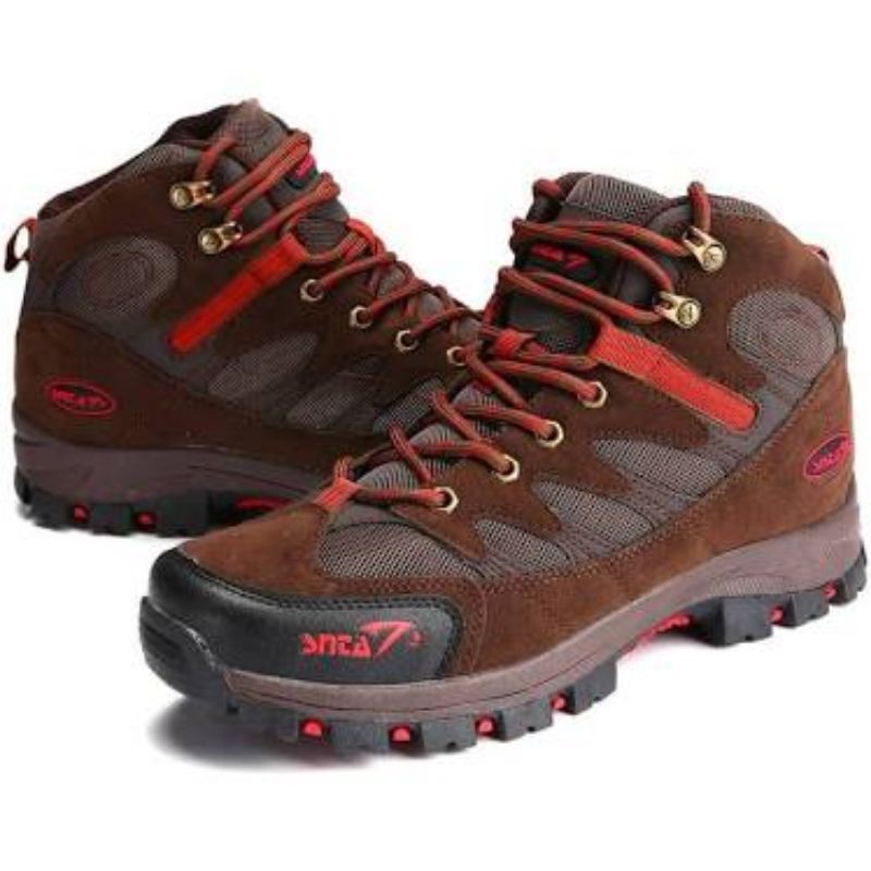 Sepatu Gunung SNTA 486 Brown Red