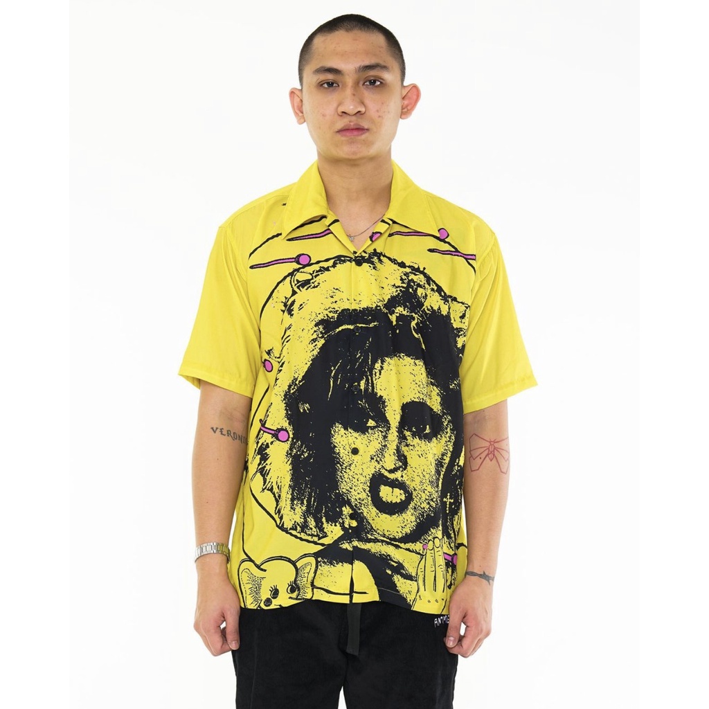 A More Mindful Era Hammer Collar Shirt - Multicolor
