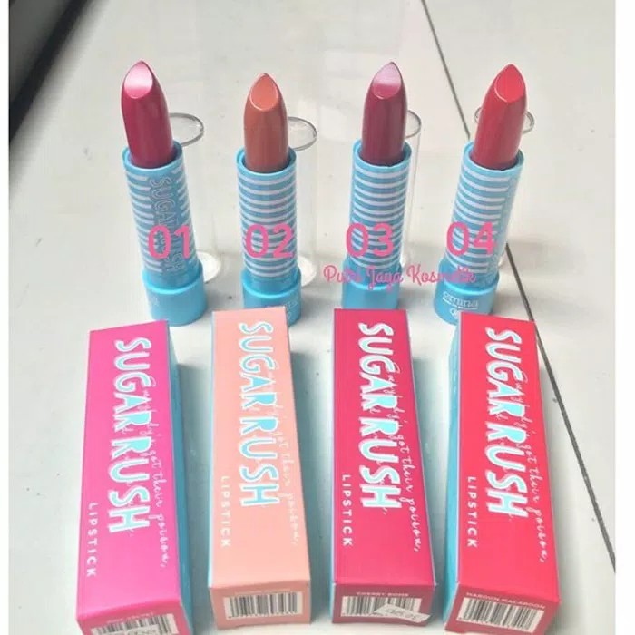 Stok Terbaru EMINA SUGAR RUSH LIPSTICK Terbaik