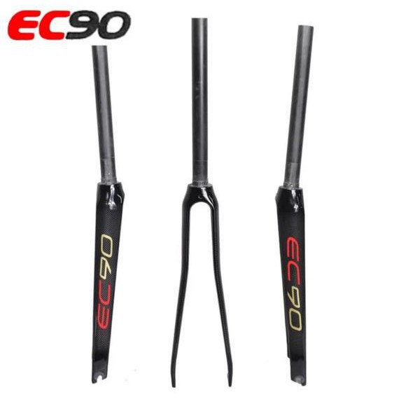 EC90 Fork Carbon 700C Fork Full Carbon Rigid Sepeda Roadbike Garpu Fork 700C