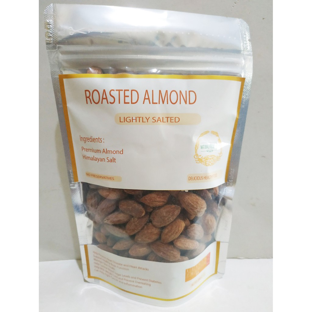 

Lightly Salted Roasted Almond/Almond Panggang Asin Sedikit - 200 gr