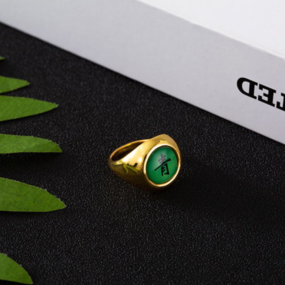 Needway  Child Cosplay Finger Rings Women DIY Jewelry Anime Ring Christmas Gift Japenese Fashion Men Akatsuki Zhu-Rings Shooting props