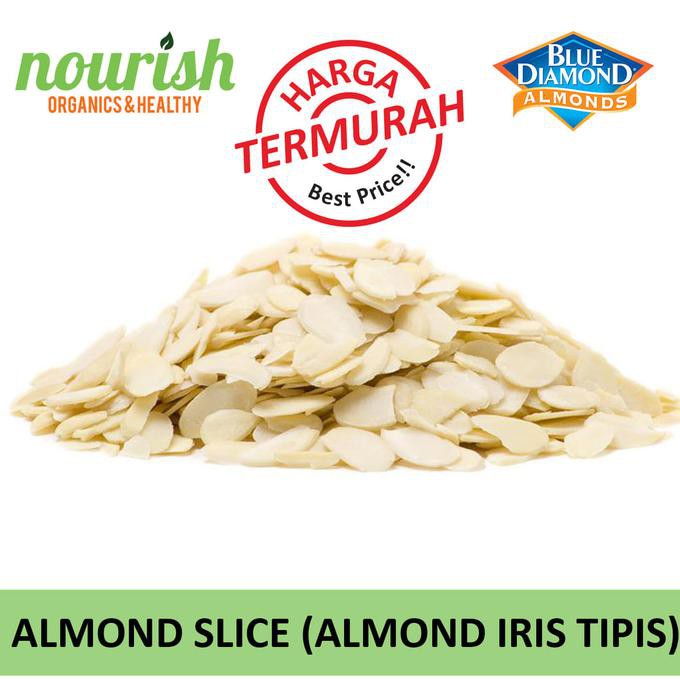 

ENAK Almonds Blanched Sliced (500gr) TERLEZAT