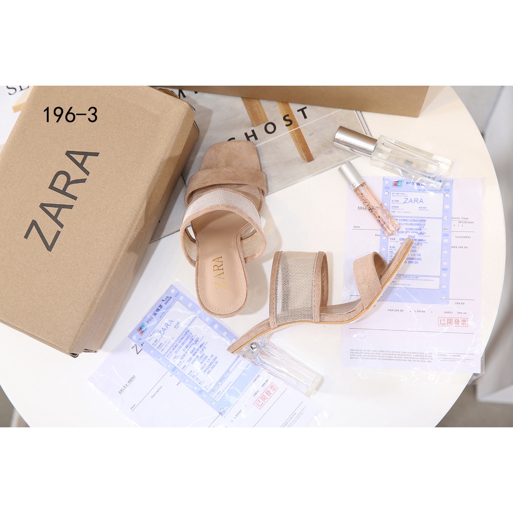 ZR VINYL SANDALS WITH METHACRYLATE HEEL #196-3