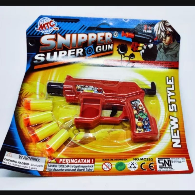 Mainan Anak Sniper Super Gun_Pistol Mainan_Tembakan Mainan