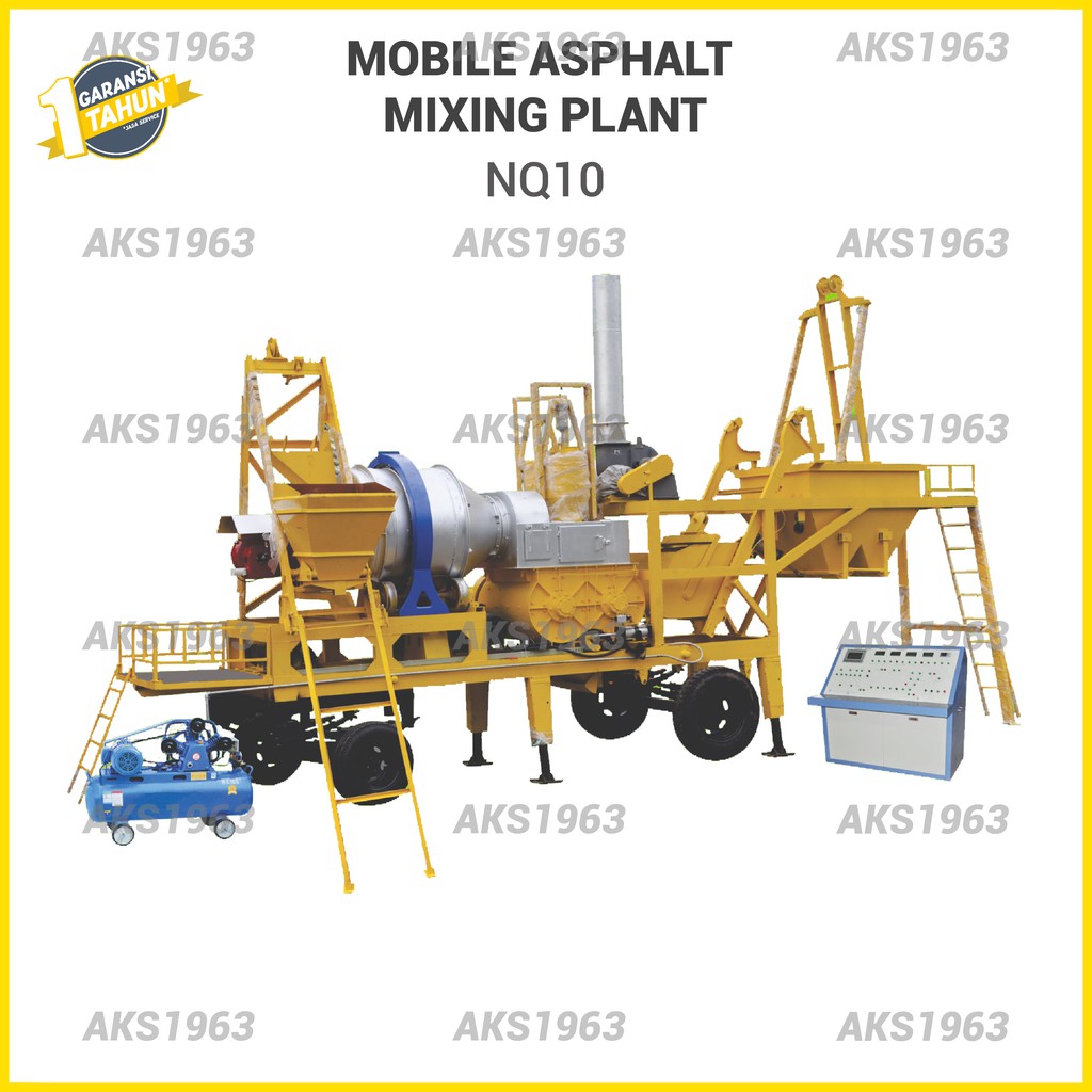 Mesin Pengaduk Aspal Asphalt Mixing Plant AMP NQ10