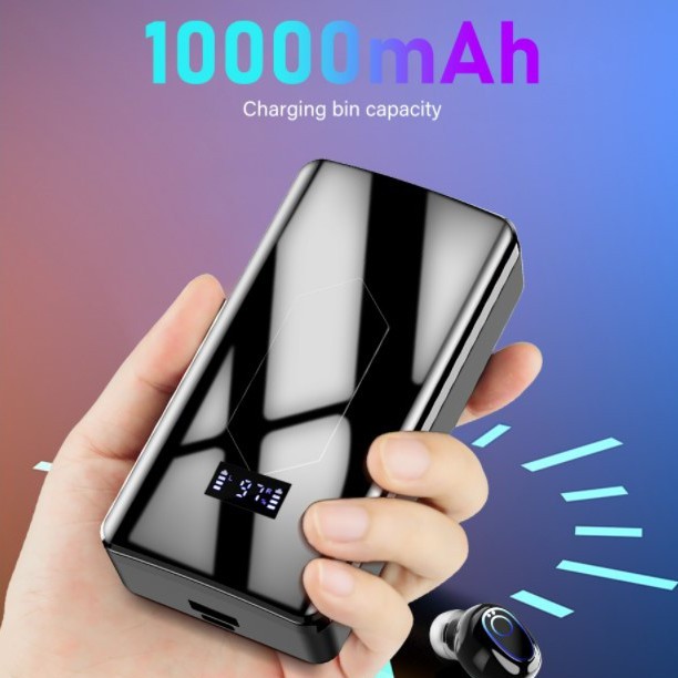 ⭐10000mAh Wireless TWS 5.1 Bluetooth Earphone In-ear Headphone LED Display Sports Waterproof Headset-2