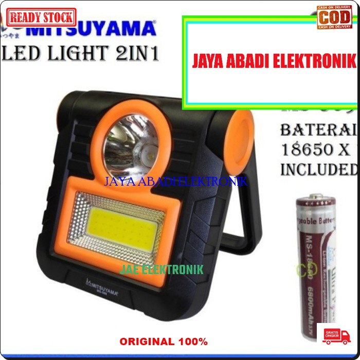 G523 ORIGINAL Lampu Emergency Darurat Led Charger Cas Casan AC DC Baterai Cas 18650 Magic Lamp Bohla