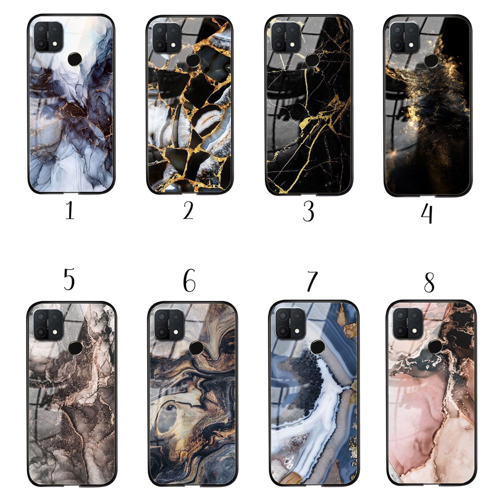 Softcase Glass OPPO A15 - [SC179] - Case oppo A15 - Softcase oppo A15 - Case kaca oppo A15 - Case