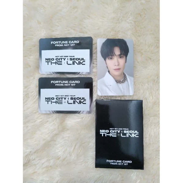 NCT 127 THE LINK FORTUNE CARD SCRATCH SET JAEHYUN SELCA PHOTOCARD PC