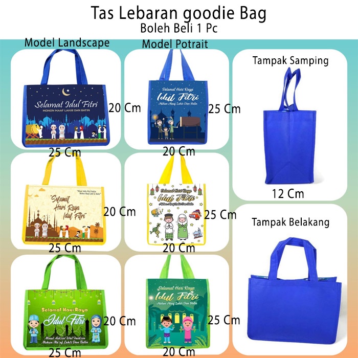 

Tas Bingkisan lebaran idul fitri ramadhan anak goodie bag parcel hari raya satuan